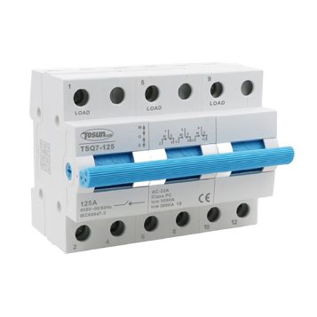 125A 4-Pole Manual Changeover Switch